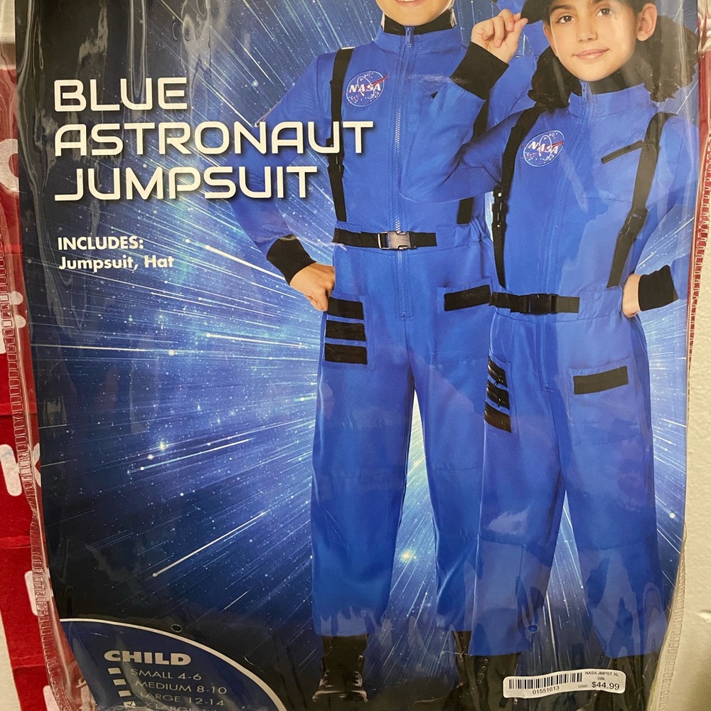 Blue astronaut jumpsuit 🚀